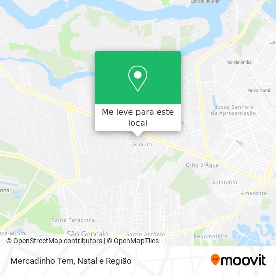 Mercadinho Tem mapa