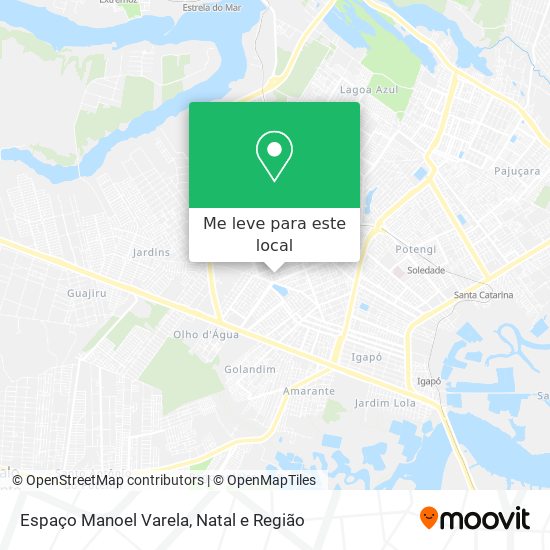 Espaço Manoel Varela mapa