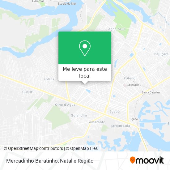 Mercadinho Baratinho mapa