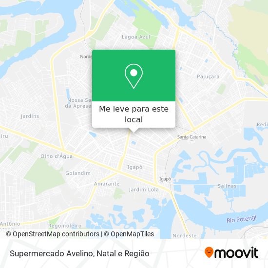 Supermercado Avelino mapa