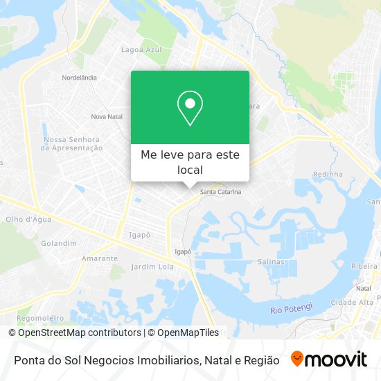 Ponta do Sol Negocios Imobiliarios mapa