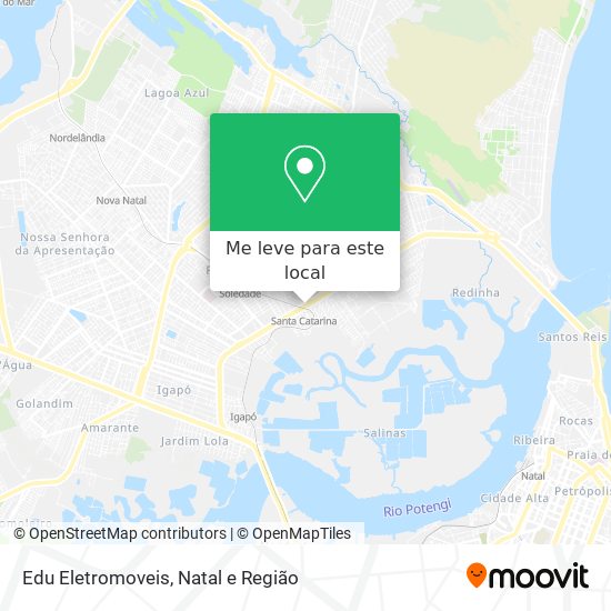 Edu Eletromoveis mapa