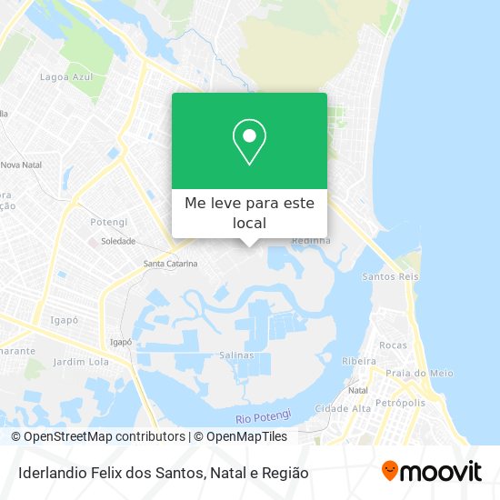 Iderlandio Felix dos Santos mapa