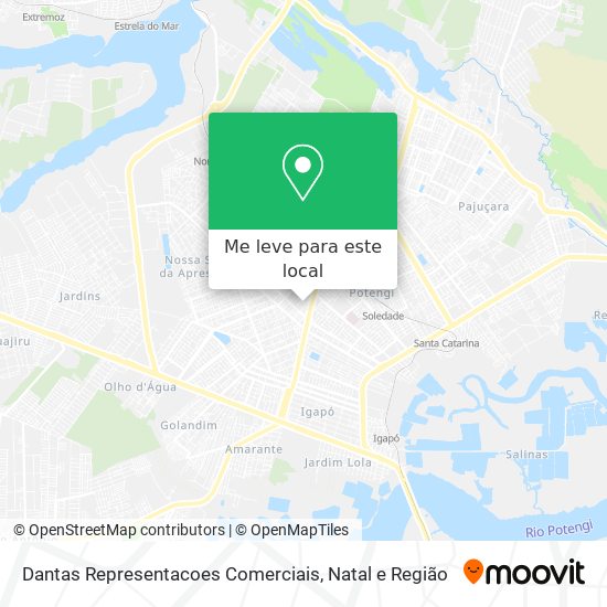 Dantas Representacoes Comerciais mapa