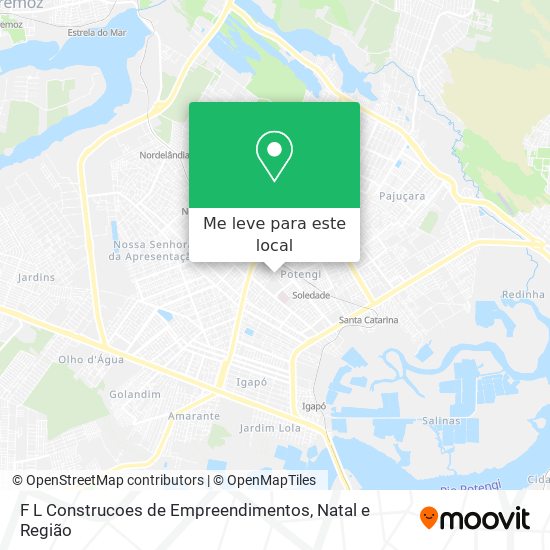 F L Construcoes de Empreendimentos mapa