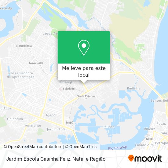 Jardim Escola Casinha Feliz mapa