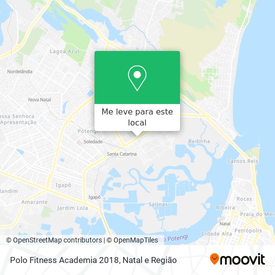 Polo Fitness Academia 2018 mapa
