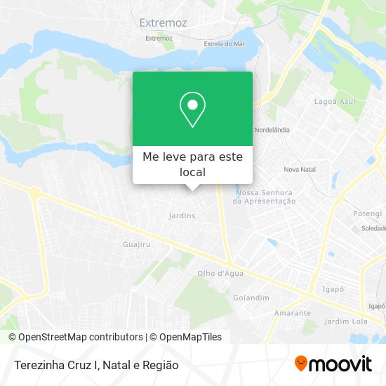 Terezinha Cruz I mapa
