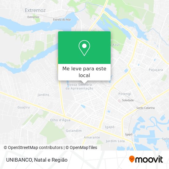 UNIBANCO mapa