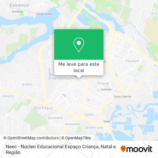 Neec - Núcleo Educacional Espaço Criança mapa