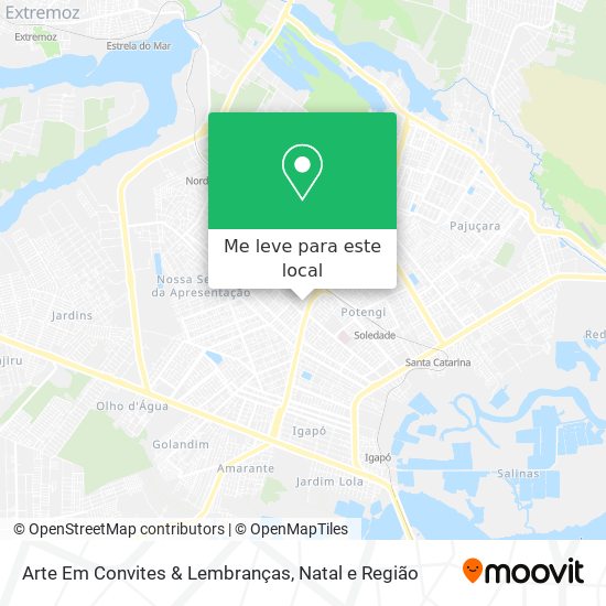 Arte Em Convites & Lembranças mapa