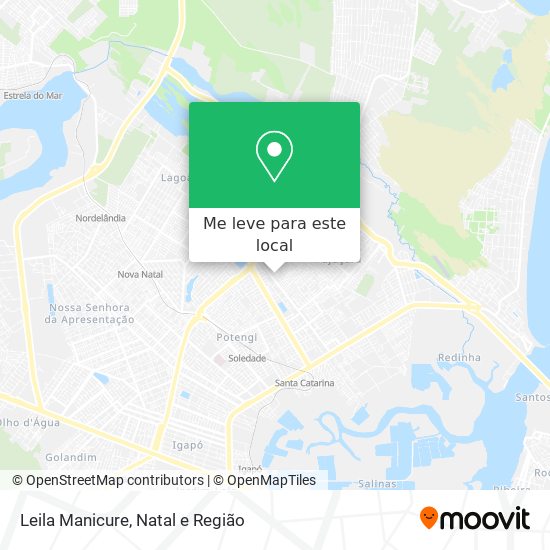 Leila Manicure mapa