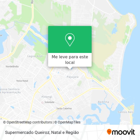 Supermercado Queiroz mapa
