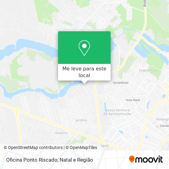 Oficina Ponto Riscado mapa