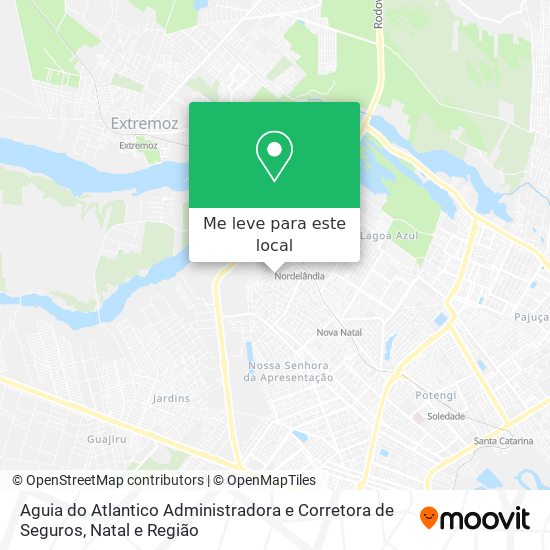 Aguia do Atlantico Administradora e Corretora de Seguros mapa