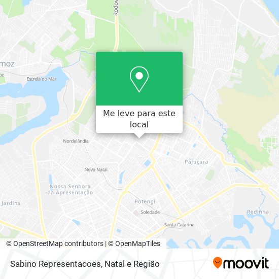 Sabino Representacoes mapa