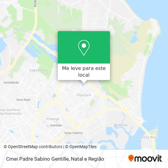 Cmei Padre Sabino Gentille mapa