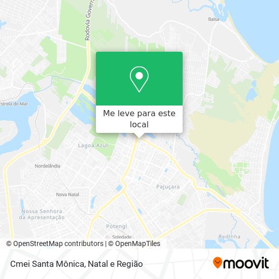 Cmei Santa Mônica mapa
