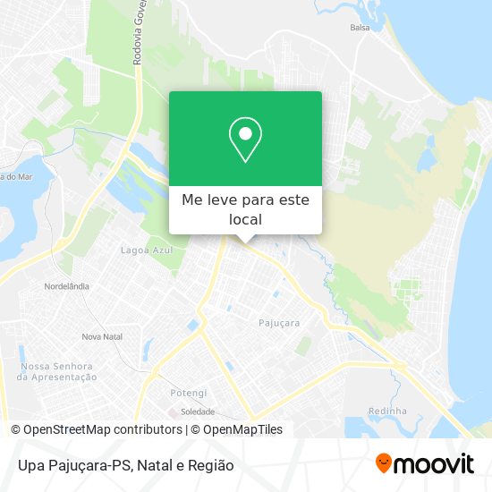 Upa Pajuçara-PS mapa