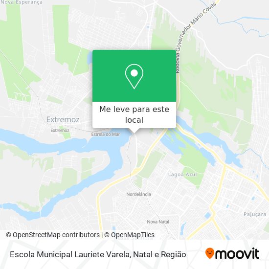 Escola Municipal Lauriete Varela mapa