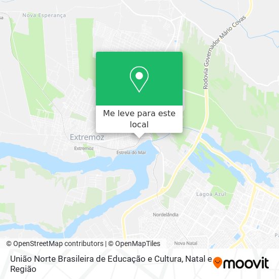 União Norte Brasileira de Educação e Cultura mapa