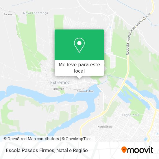 Escola Passos Firmes mapa