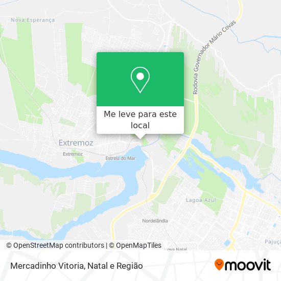 Mercadinho Vitoria mapa