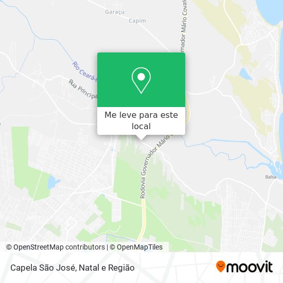 Capela São José mapa