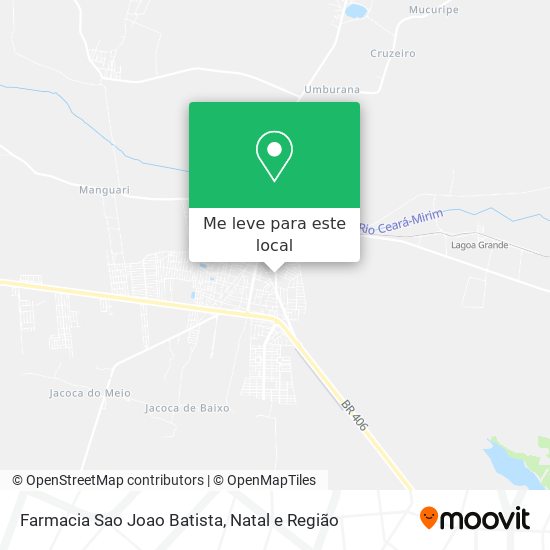 Farmacia Sao Joao Batista mapa