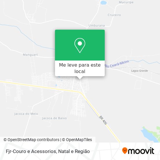 Fjr-Couro e Acessorios mapa