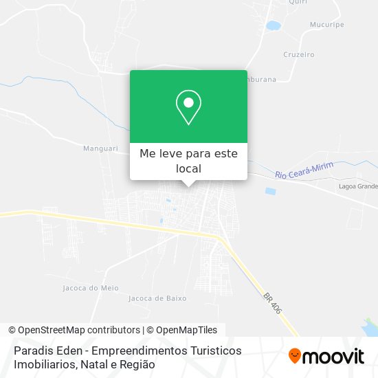 Paradis Eden - Empreendimentos Turisticos Imobiliarios mapa