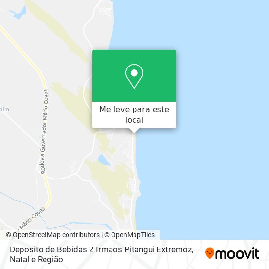 Depósito de Bebidas 2 Irmãos Pitangui Extremoz mapa