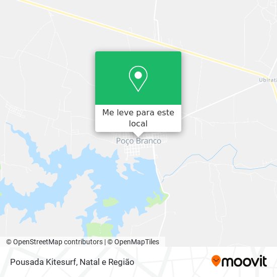 Pousada Kitesurf mapa