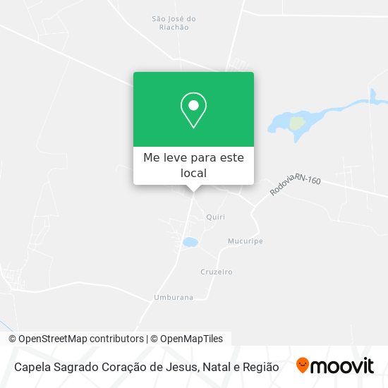 Capela Sagrado Coração de Jesus mapa