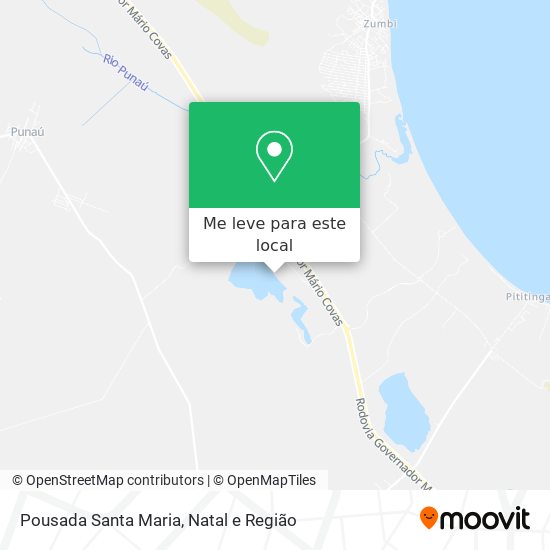 Pousada Santa Maria mapa