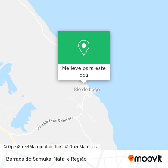 Barraca do Samuka mapa