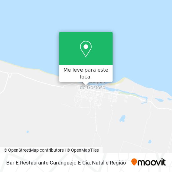 Bar E Restaurante Caranguejo E Cia mapa