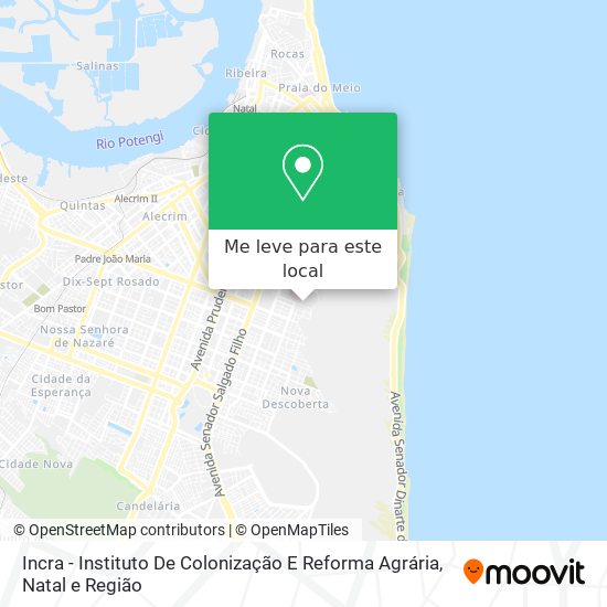 Incra - Instituto De Colonização E Reforma Agrária mapa