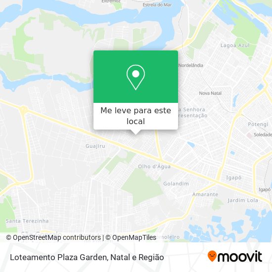 Loteamento Plaza Garden mapa