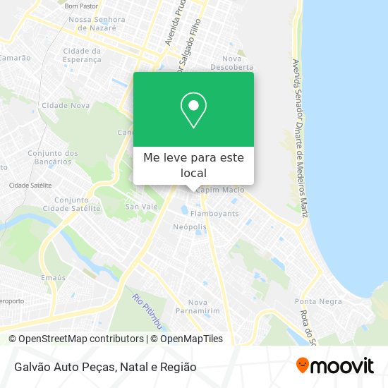 Galvão Auto Peças mapa