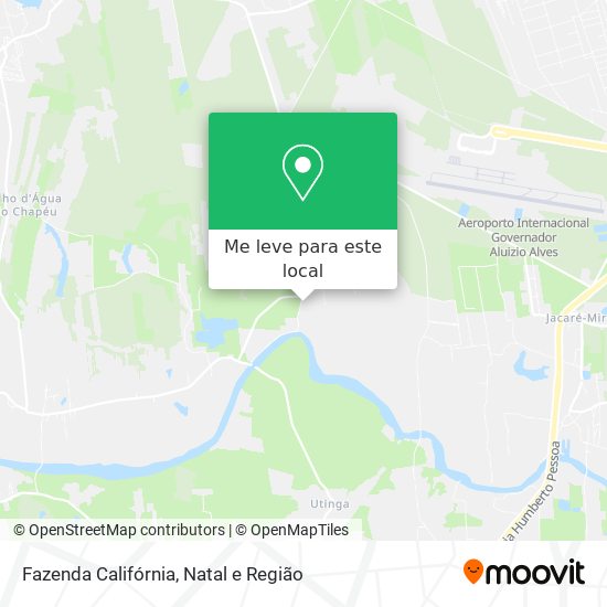 Fazenda Califórnia mapa