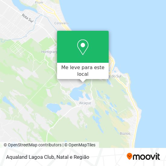 Aqualand Lagoa Club mapa