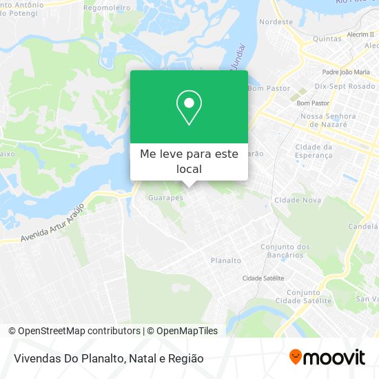 Vivendas Do Planalto mapa