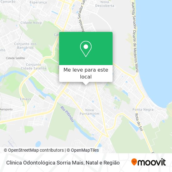 Clínica Odontológica Sorria Mais mapa