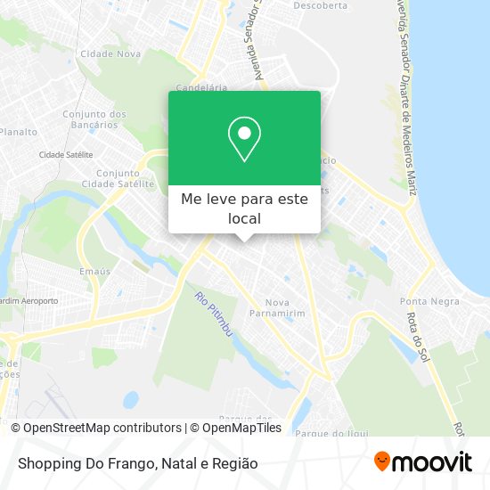 Shopping Do Frango mapa