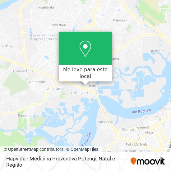 Hapvida - Medicina Preventiva Potengi mapa