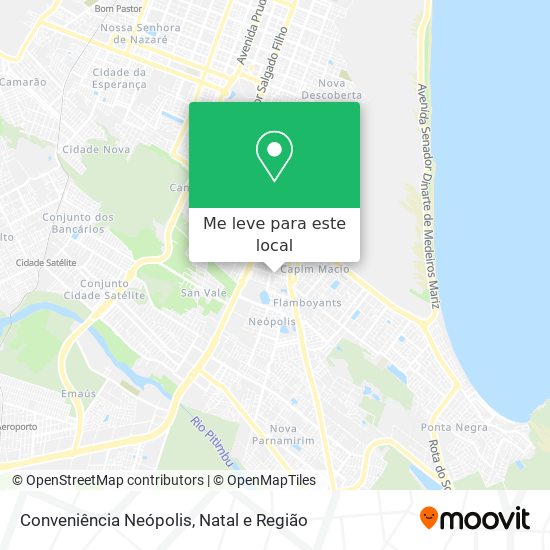 Conveniência Neópolis mapa