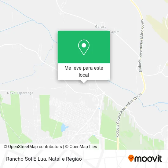 Rancho Sol E Lua mapa