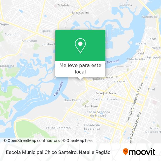 Escola Municipal Chico Santeiro mapa