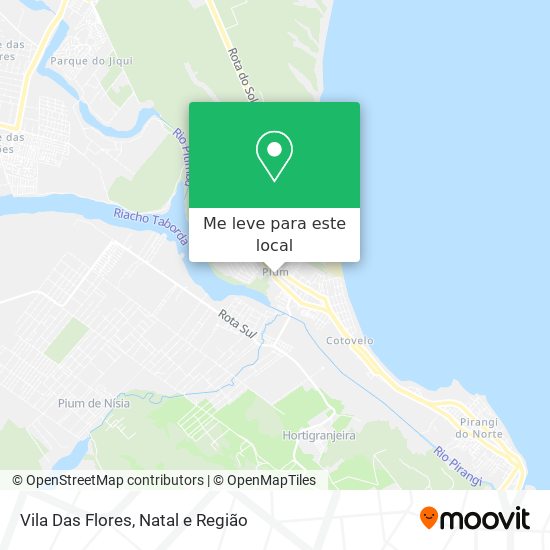 Vila Das Flores mapa